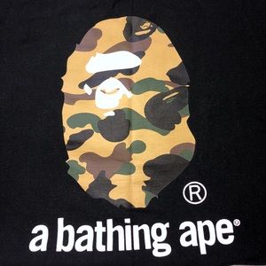 BAPE shirt.